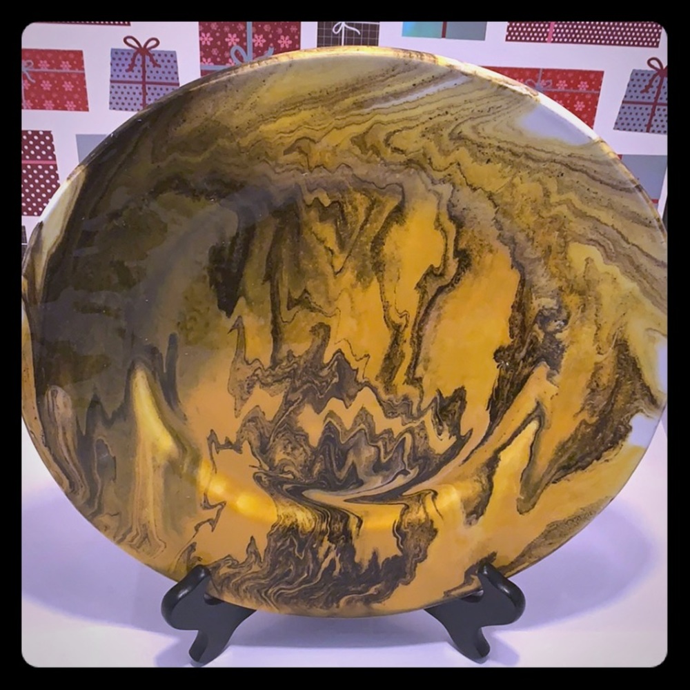 VTG Ceramiche Virginia Ceramic Decorative Plate